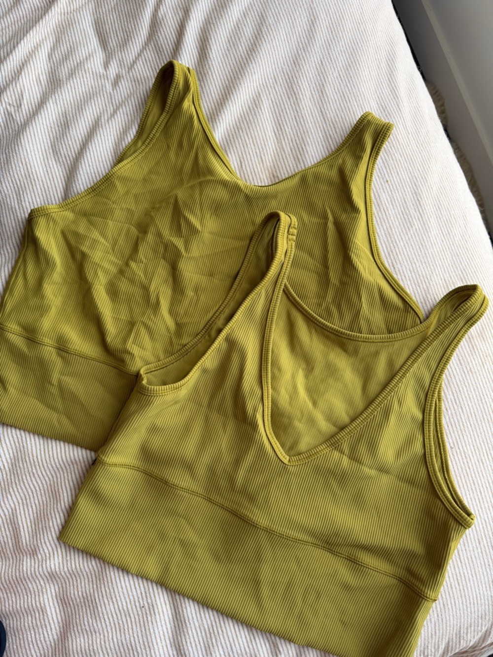 Lululemon “ Power Pivot Ribbed Tank” Size 12